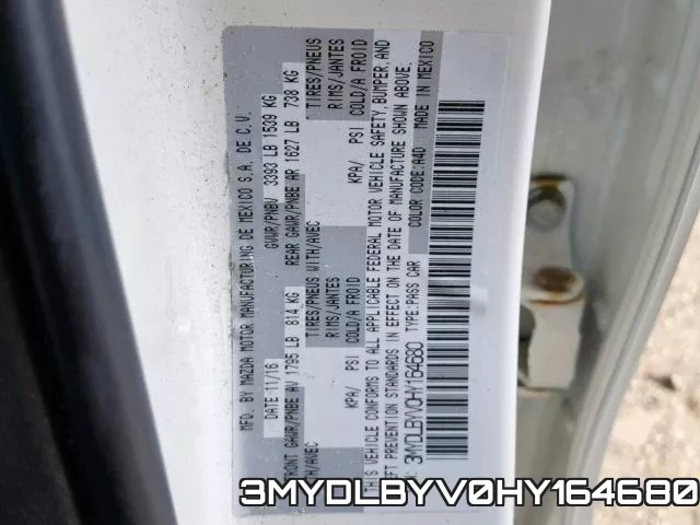 3MYDLBYV0HY164680 фото 2