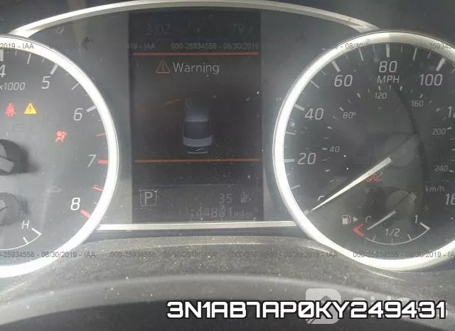 3N1AB7AP0KY249431 фото 8