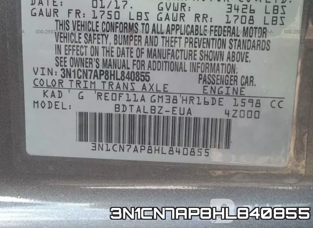 3N1CN7AP8HL840855 фото 10