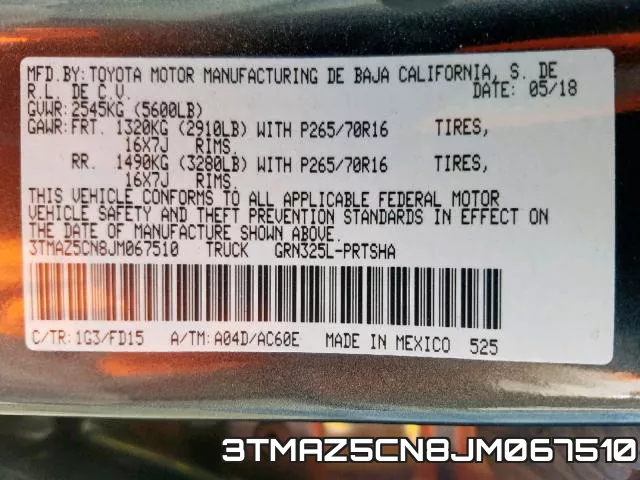 3TMAZ5CN8JM067510 фото 2