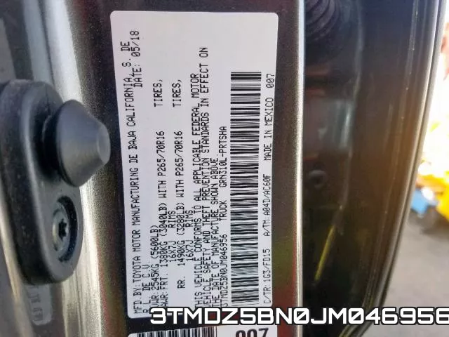 3TMDZ5BN0JM046956 фото 2