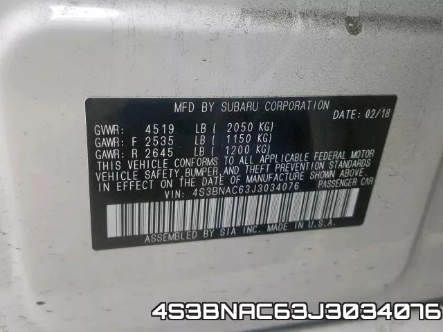4S3BNAC63J3034076 фото 2