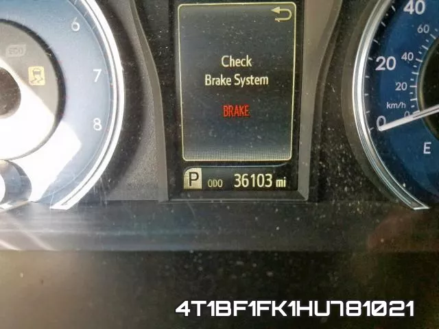 4T1BF1FK1HU781021 фото 8