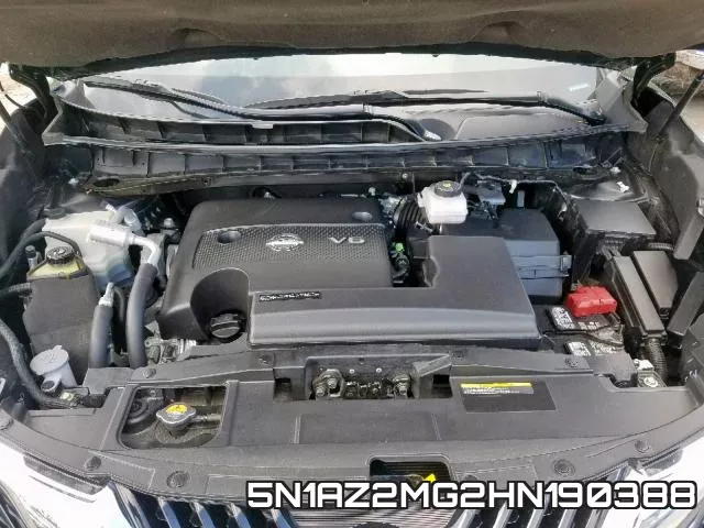 5N1AZ2MG2HN190388 фото 8