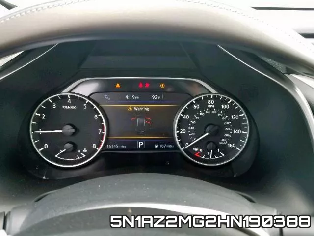 5N1AZ2MG2HN190388 фото 9