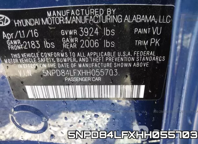 5NPD84LFXHH055703 фото 10