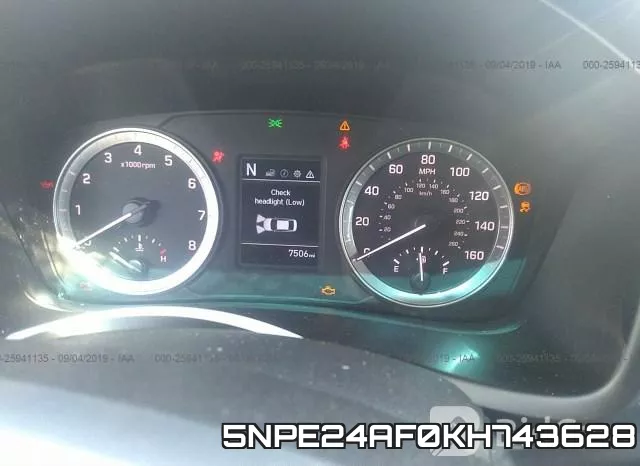 5NPE24AF0KH743628 фото 8