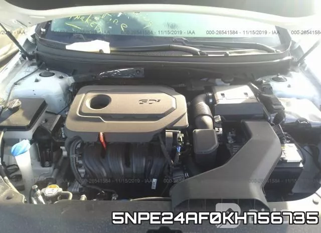 5NPE24AF0KH756735 фото 2