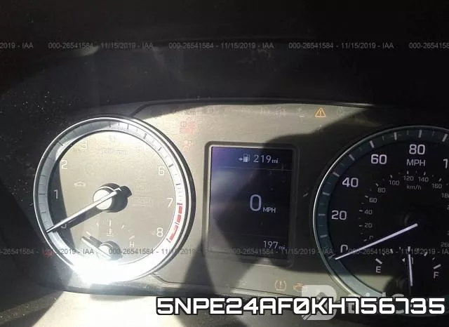 5NPE24AF0KH756735 фото 8