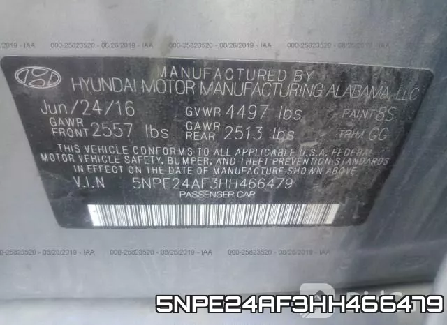 5NPE24AF3HH466479 фото 10