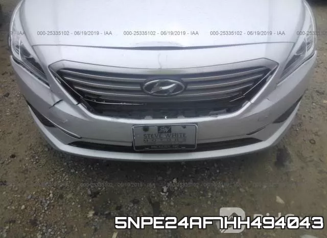5NPE24AF7HH494043 фото 7