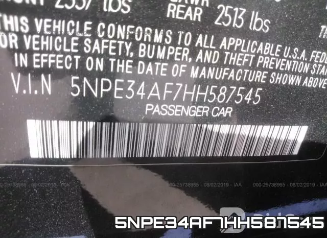 5NPE34AF7HH587545 фото 10