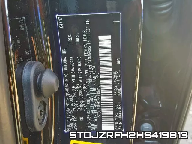 5TDJZRFH2HS419813 фото 2