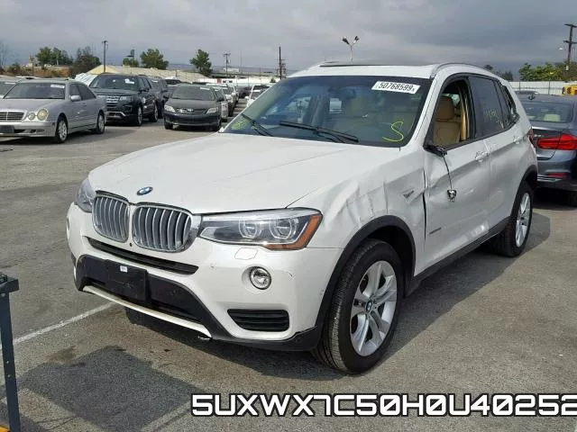 5UXWX7C50H0U40252 фото 3