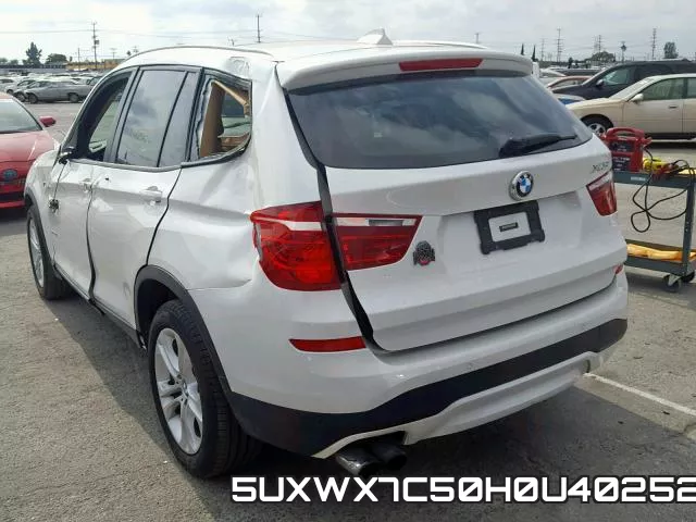 5UXWX7C50H0U40252 фото 4