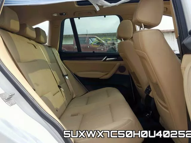 5UXWX7C50H0U40252 фото 7