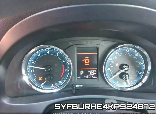 5YFBURHE4KP924872 фото 8