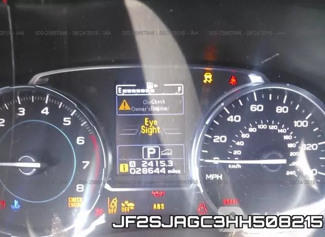 JF2SJAGC3HH508215 фото 8