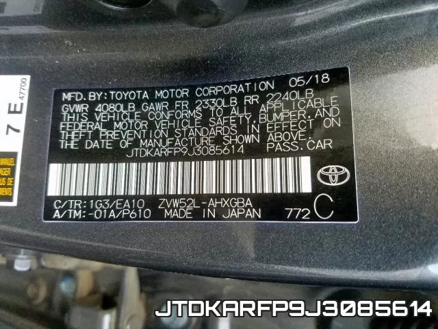 JTDKARFP9J3085614 фото 2