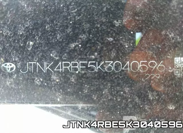 JTNK4RBE5K3040596 фото 10