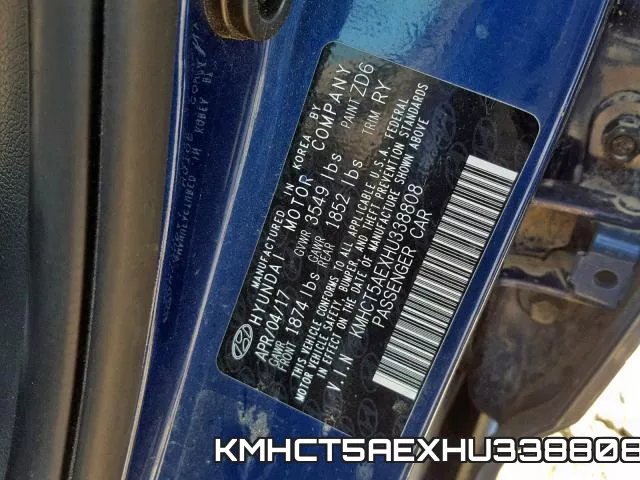 KMHCT5AEXHU338808 фото 2