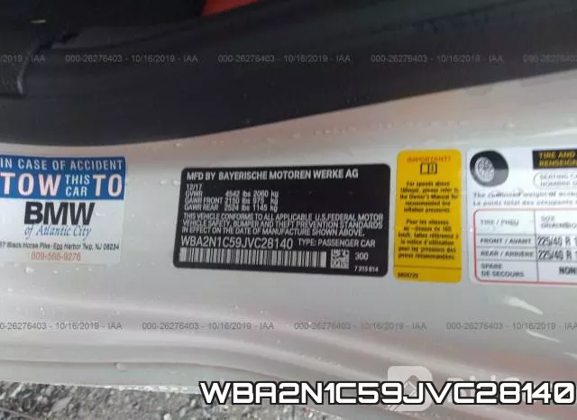 WBA2N1C59JVC28140 фото 10