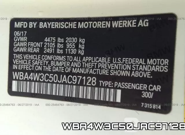 WBA4W3C50JAC97128 фото 10