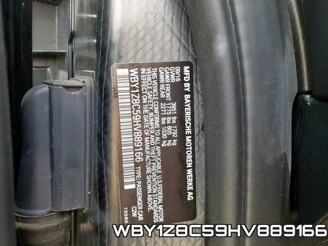 WBY1Z8C59HV889166 фото 2