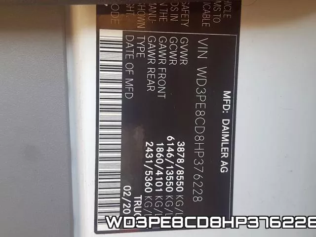 WD3PE8CD8HP376228 фото 2