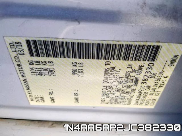 1N4AA6AP2JC382330 фото 2