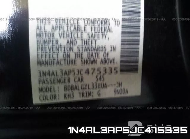 1N4AL3AP5JC475335 фото 10
