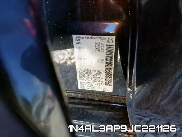 1N4AL3AP9JC221126 фото 2