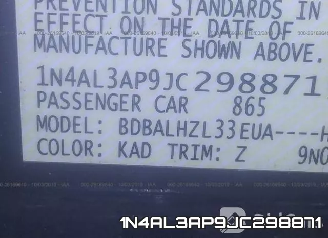 1N4AL3AP9JC298871 фото 10