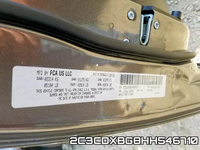 2C3CDXBG8HH546710 фото 2