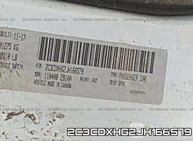2C3CDXHG2JH166579 фото 10