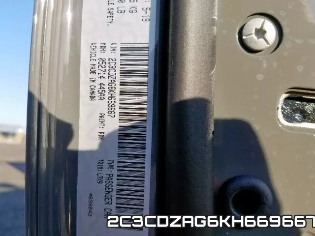2C3CDZAG6KH669667 фото 2