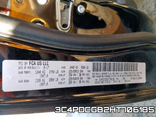 3C4PDCGB2HT706185 фото 2