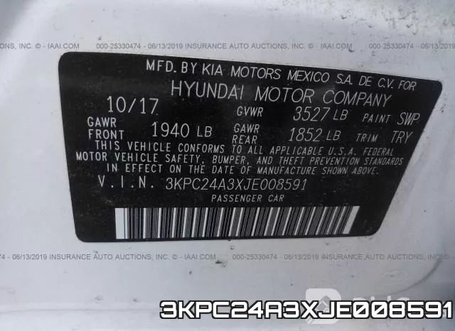 3KPC24A3XJE008591 фото 10