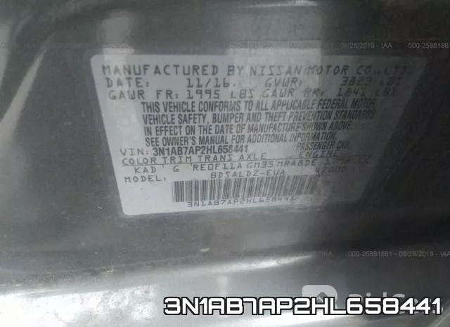 3N1AB7AP2HL658441 фото 10
