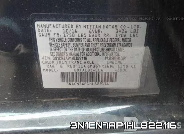 3N1CN7AP1HL822116 фото 10