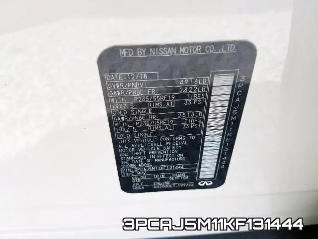 3PCAJ5M11KF131444 фото 2