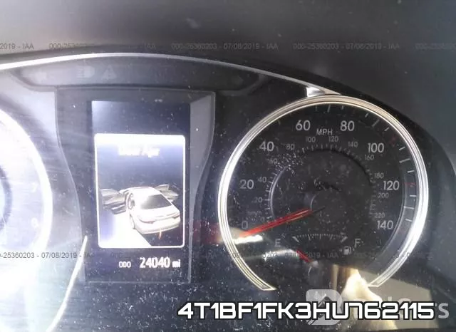 4T1BF1FK3HU762115 фото 8
