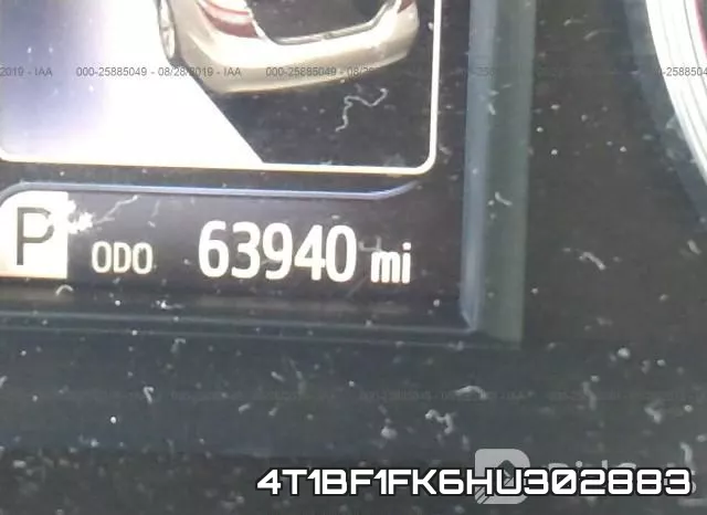 4T1BF1FK6HU302883 фото 8