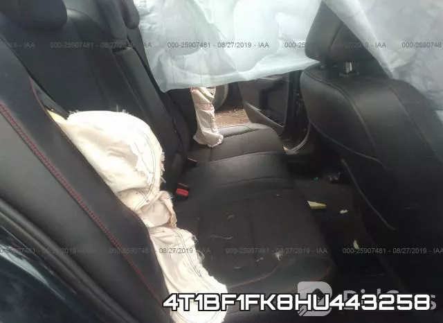 4T1BF1FK8HU443258 фото 8