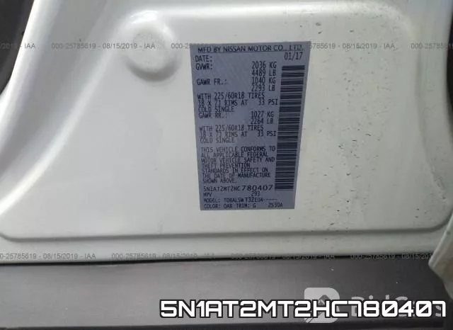 5N1AT2MT2HC780407 фото 9