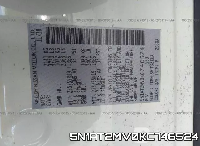 5N1AT2MV0KC746524 фото 10