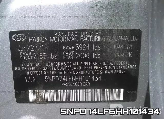 5NPD74LF6HH101434 фото 10
