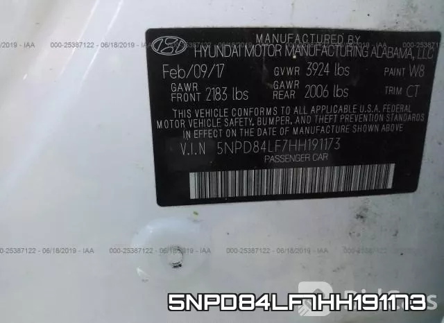 5NPD84LF7HH191173 фото 10