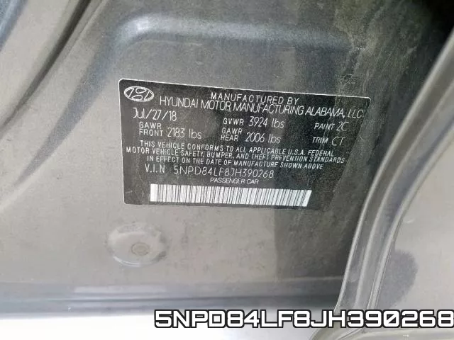 5NPD84LF8JH390268 фото 2