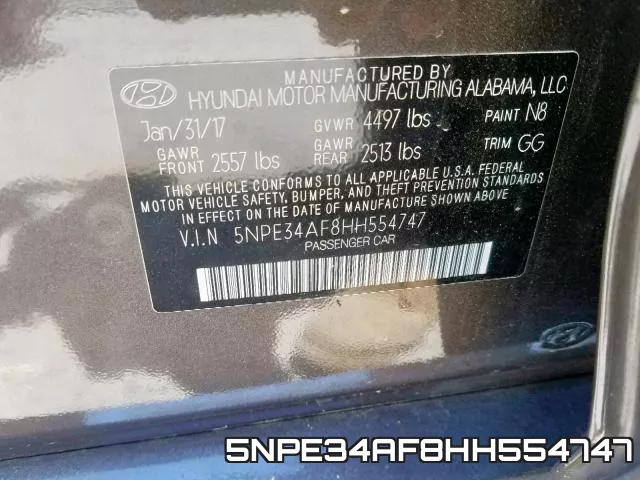 5NPE34AF8HH554747 фото 2